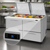 Thumbnail image #4 for Turbo Air PRO Series 2-Section Mega Top Sandwich/Salad Prep Table with Glass Lid, 4 Drawers, 24-Pan Capacity