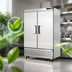 Thumbnail image #4 for Everest Refrigeration EBR2 Two-Section Bottom Mount Reach-In Refrigerator, 50 Cu. Ft., Stainless Steel