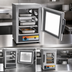Thumbnail image #4 for Panco Half-Size Narrow Heated Holding Cabinet with Polycarbonate Window, Non-Insulated