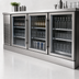 Thumbnail image #4 for Krowne 108-Inch Stainless Steel Front Kick Plate for Back Bar Coolers