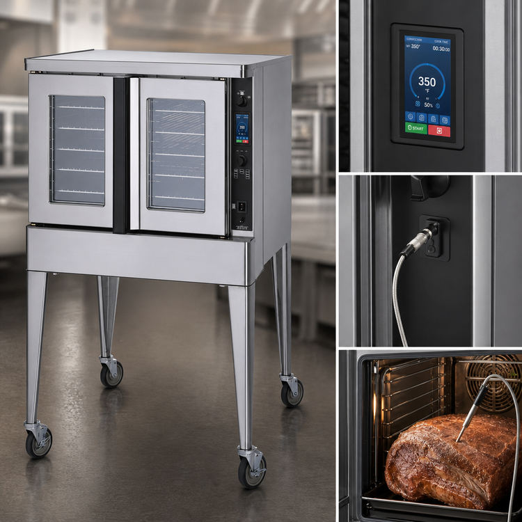 Product image #4 for Blodgett Premium Series MARK V-200 Base Single-Deck Full-Size Bakery-Depth Electric Convection Oven