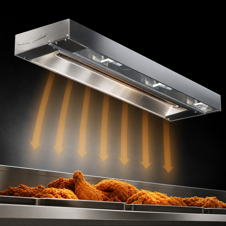Product image #4 for Eagle RedHots 42-Inch Single Rod-Type Unlighted Strip Heat Lamp, 120V, 675W