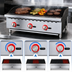 Thumbnail image #4 for Omcan USA 36-Inch Countertop Radiant Natural Gas Charbroiler with 3 Burners