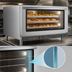 Thumbnail image #4 for IKON Cooking Countertop Electric Full-Size Convection Oven with Steam Injection