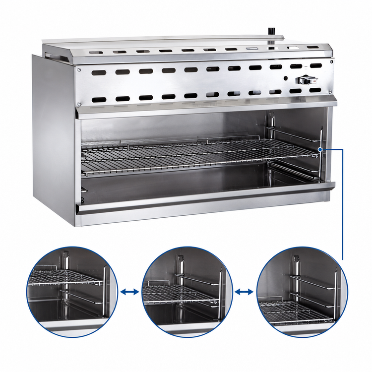 Product image #4 for Vulcan VICM24 24-Inch Gas Infrared Cheesemelter Broiler with 3-Position Rack