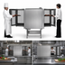 Thumbnail image #4 for Blodgett Invoq 6-1/1 GN Pass-Through Electric Countertop Combi Oven Steamer with Boiler and Injection Steam