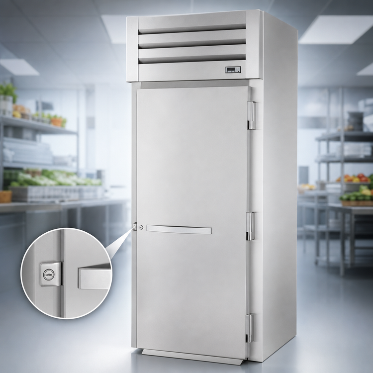 Product image #4 for SPEC SERIES Roll-In One-Section Freezer with Locking Stainless Steel Door