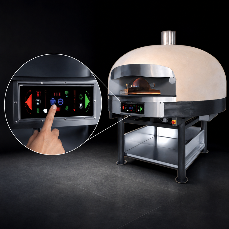 Product image #4 for Morello Forni Gas-Fired Round Pizza Oven with 51-Inch Inside Cooking Diameter