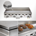 Thumbnail image #5 for Vulcan 972RX 72-Inch Countertop Heavy Duty Gas Griddle with 24-Inch Deep Cooking Surface