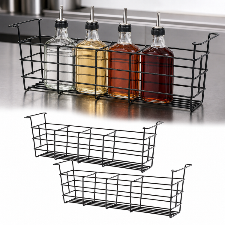 Product image #4 for Krowne Royal Series 4-Bottle Wire Frame Bottle Well, 2-Pack