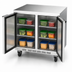 Thumbnail image #4 for Beverage-Air 36-Inch Two-Section Worktop Refrigerator with Flat Top and Solid Doors