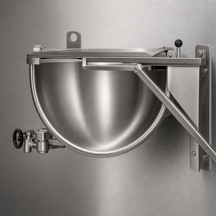 Product image #4 for Legion LSWT-40 40-Gallon Stationary Full-Jacketed Wall-Mounted Direct Steam Kettle