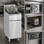 Thumbnail image #4 for Imperial (Middleby) IFS-50 Gas Tube-Fired Floor Fryer, 50 lb Capacity, Millivolt Controls, Stainless Steel