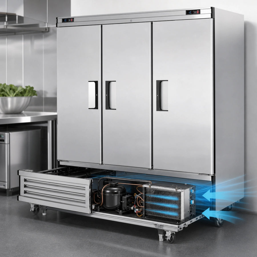 Bottom-Mounted Self-Contained Refrigeration