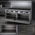 Thumbnail image #4 for Garland Signature Sunfire 60-Inch Gas Restaurant Range with 10 Open Burners and 2 Standard Ovens