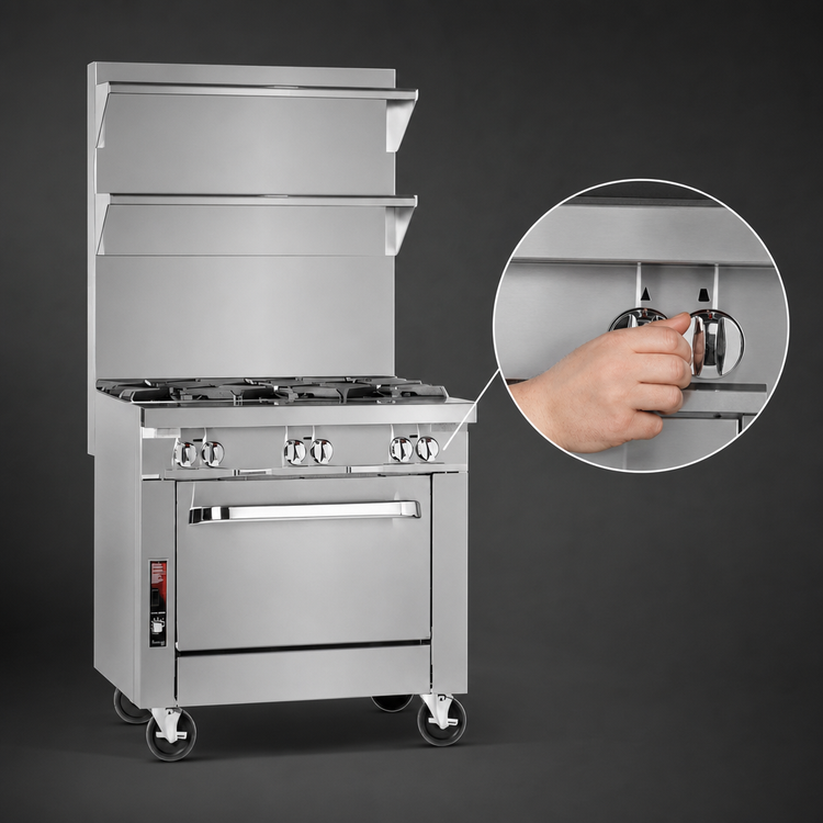 Product image #4 for Southbend Platinum 24-Inch Heavy Duty Modular Gas Range with 4 Open Burners