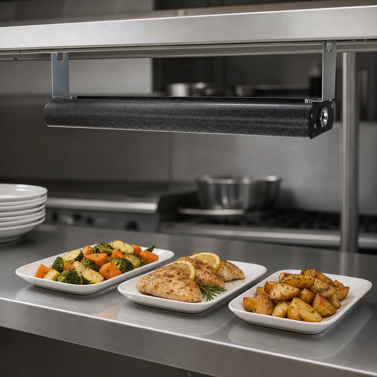 Product image #4 for Vollrath 42-Inch Low Profile Unlighted Strip Heat Lamp with Remote Infinite Switch, 120V