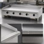 Thumbnail image #4 for Serv-Ware SMGS-60 60-Inch Manual Natural Gas Commercial Griddle with 5 Burners and 1-Inch Plate