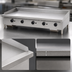 Thumbnail image #4 for Serv-Ware 60-Inch Manual Natural Gas Commercial Griddle with 5 Burners
