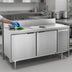 Thumbnail image #3 for La Rosa Refrigeration L-20180-32 Three-Section Stainless Steel Work Top Freezer Base