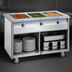 Thumbnail image #4 for 48-Inch Mobile Modular Electric Hot Food Table with 3 Sealed Wells and Open Cabinet