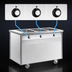 Thumbnail image #4 for Randell Custom & Serving RAN HTD-2 Mobile Electric Hot Food Table with Two 12 x 20 Wells