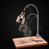 Thumbnail image #4 for Cres Cor Countertop Flexible Arm Carving Station with 250W Infrared Warmer and Maple Cutting Board