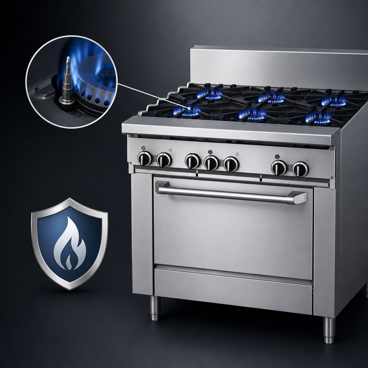 Product image #4 for Garland GF Starfire Pro 36-Inch Modular Gas Range Top with Six Open Burners