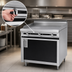 Thumbnail image #4 for Titan JTRH-48G Heavy Duty 48 Inch Cabinet Base Gas Griddle Range with Manual Controls