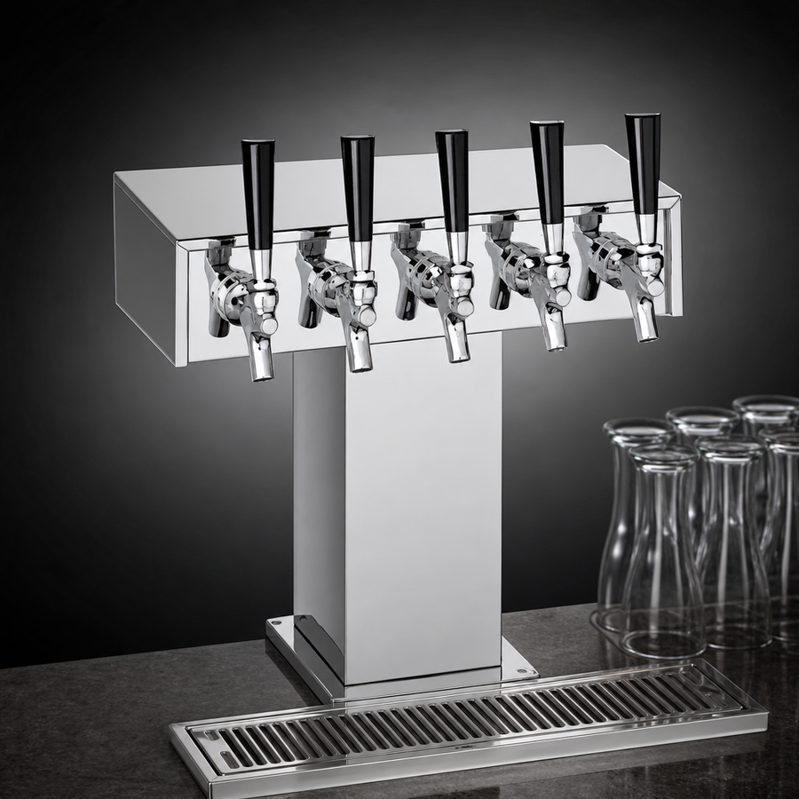 Five-Faucet Capacity