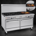Thumbnail image #4 for Southbend Ultimate 60-Inch Gas Restaurant Range with 4 Open Burners, 36-Inch Charbroiler, Standard Oven and Convection Oven