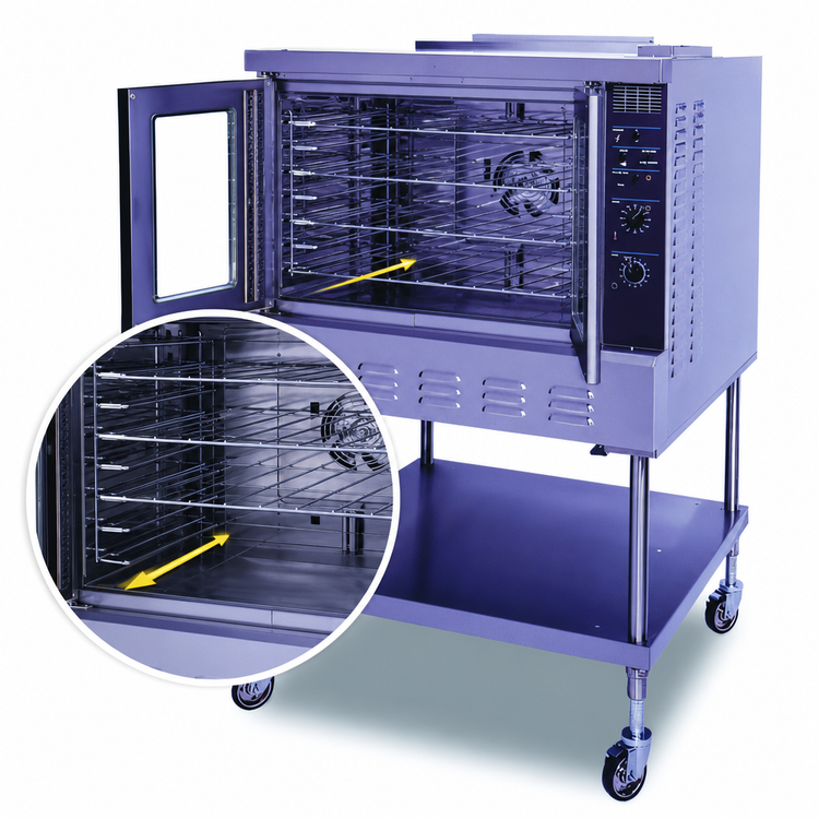 Product image #4 for Lang Strato Series Correctional Package Gas Baker's Depth Single Deck Convection Oven