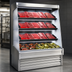 Thumbnail image #4 for Howard-McCray Ovation Series 99-Inch Remote Meat Open Merchandiser with 3-Tier LED Shelving, Stainless Steel