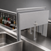 Thumbnail image #4 for Glastender Double Speed Rail Locking Cover, 13-Inch, Stainless Steel