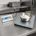 Thumbnail image #4 for San Jamar Industrial Digital Platform Scale, 264 lb Capacity, Remote Display, Square Stainless Steel Platform