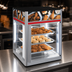 Thumbnail image #4 for Hatco Flav-R-Savor 2-Door Countertop Hot Food Holding and Display Cabinet with Stationary 3-Tier Pan Rack, No Motor