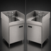 Thumbnail image #4 for Advance Tabco SU-18RL Right & Left Side Splash for 18-Inch Underbar Units (Factory Install Only)