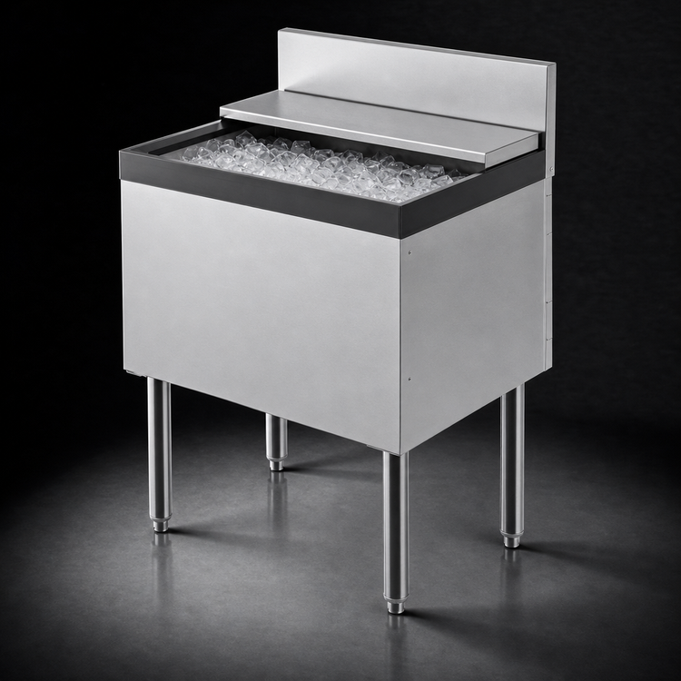 Product image #4 for Perlick Top Shelf TS Series Modular Underbar Ice Chest/Cocktail Unit, 42 Inch, Non-Cold Plate