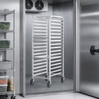 Thumbnail image #4 for Channel Manufacturing WA05 Walk-In Aluminum Bun Pan Rack, End Load, 11 Full-Size Pan Capacity, 5-Inch Centers, 5-Inch Casters