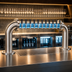 Thumbnail image #4 for Perlick Pass-Thru Countertop Glycol-Cooled Draft Beer Tower with 10 Faucets, Beer Leads Right