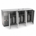 Thumbnail image #4 for Pro-Line E-Series Three-Section Draft Beer Cooler, 95.5-Inch Wide, Stainless Steel, Less Draft Towers