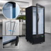 Thumbnail image #4 for Serv-Ware GR12B-HC 1-Door 12 Cu. Ft. Black Glass Door Merchandiser Refrigerator