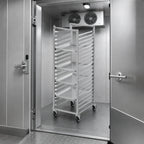 Thumbnail image #4 for Channel Manufacturing WS04 Walk-In Stainless Steel Bun Pan Rack, 13 Full-Size Pan Capacity, 4-Inch Spacing, End Load
