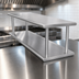 Thumbnail image #4 for Advance Tabco Double-Tier Stainless Steel Pass-Thru Shelf, 60