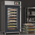 Thumbnail image #5 for UNOX Evereo 900 Electric Service Temperature Food Preserver Holding Cabinet, 10 GN 1/1, Right-Hinged Double Glass Door