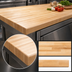 Thumbnail image #4 for John Boos Boos Block 84-Inch x 32-Inch x 1-1/2-Inch Blended Edge Grain Maple Kitchen Countertop with Varnique Finish