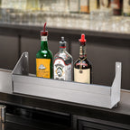 Thumbnail image #4 for Advance Tabco Underbar Basics™ SRK-7 84-Inch Single-Tier Stainless Steel Underbar Speed Rail with Keyhole Mounting