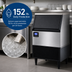 Thumbnail image #4 for Maxx Ice Digital Undercounter Half Dice Cube Ice Maker With Bin