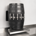 Thumbnail image #4 for Glastender Wall-Mount Air-Cooled Wood Barrel Draft Dispensing Tower with 4 Stainless Steel Faucets