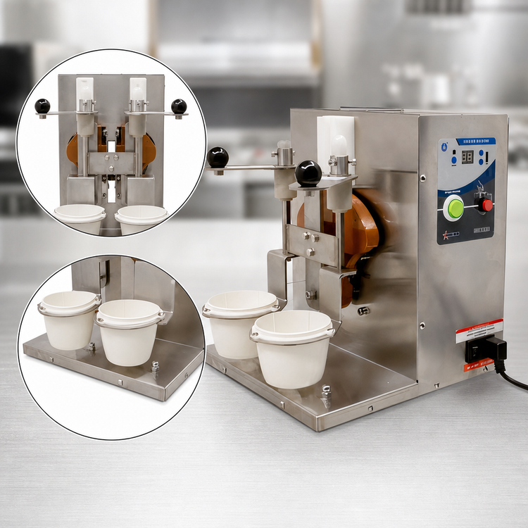 Product image #5 for Omcan USA Double Spindle Drink Shaking Machine with Double Cup Holder